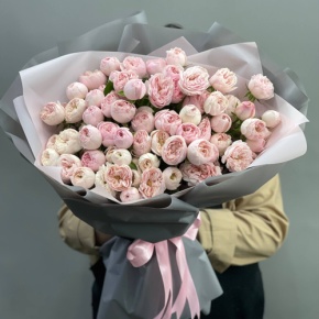 Букет из 25 кустовых роз Мэнсфилд Парк (60 см) в Дзержинском