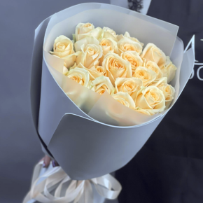 Букет из 25 роз Аваланж (50 см) в Дзержинском