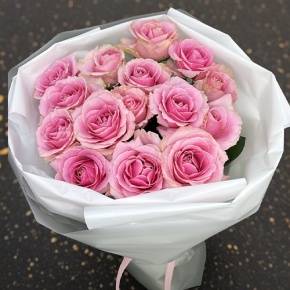Букет из 15 пудровых роз (70 см) в Дзержинском
