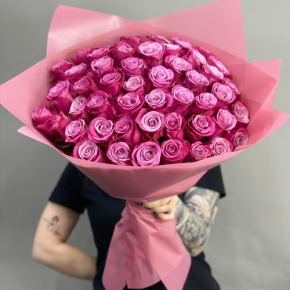 Букет из 51 розы Космик (60 см) в Дзержинском