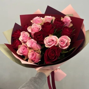 Букет "Вечность" из 17 роз кения (40 см) в Дзержинском