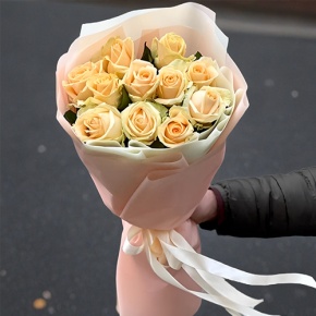 Букет из 11 роз Пич Аваланж (60 см) в Дзержинском