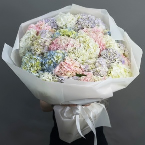 Букет из 23 гортензий микс в Дзержинском