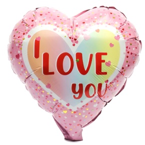 Шар сердце "I love you" в Дзержинском