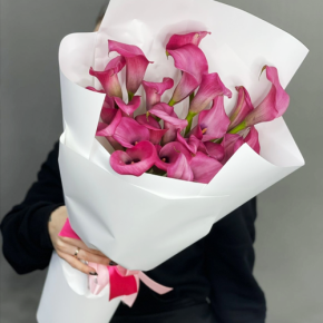 Монобукет из 21 каллы в Дзержинском