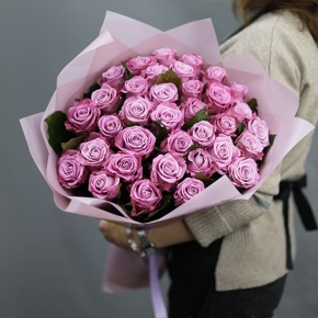 Букет из 35 малиновых роз Меритим (50 см) в Дзержинском