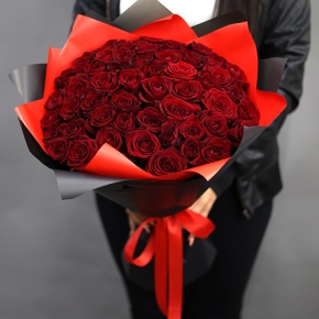 Букет из 51 красной розы (50 см) в Дзержинском