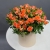 Композиция в шляпной коробке из оранжевых кустовых роз в Дзержинском Композиция в шляпной коробке из оранжевых кустовых роз в Дзержинском