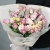 Букет "Крем сода" из роз, эустом и хамелациума в Дзержинском Букет "Крем сода" из роз, эустом и хамелациума в Дзержинском