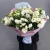 Букет "Изысканность" из 31 белой эустомы в Дзержинском Букет "Изысканность" из 31 белой эустомы в Дзержинском