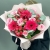 Букет "Маджента" из микса роз, гербер и эвкалипта в Дзержинском Букет "Маджента" из микса роз, гербер и эвкалипта в Дзержинском
