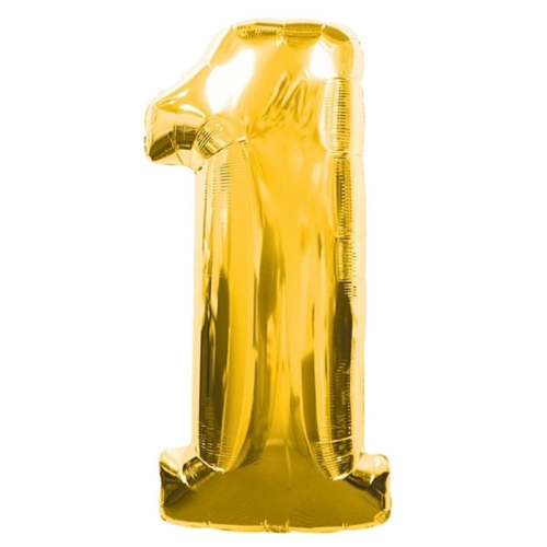 Шар гелиевый цифра 1 (40х102 см) в Дзержинском