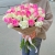 Букет из 51 розовой и белой розы (50 см) в Дзержинском Букет из 51 розовой и белой розы (50 см) в Дзержинском