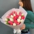 Букет из 25 кораллово-белых тюльпанов в Дзержинском