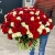 Букет 151 роза красный и белый микс (60 см) в Дзержинском Букет 151 роза красный и белый микс (60 см) в Дзержинском