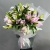 Букет из 11 ароматных пионовидных лилий в Дзержинском Букет из 11 ароматных пионовидных лилий в Дзержинском