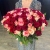 Букет 151 роза красный микс (50 см) в Дзержинском